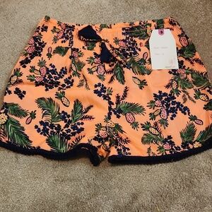 Japna Kids girls shorts size 12 pineapple shorts size 12 NWT NEW